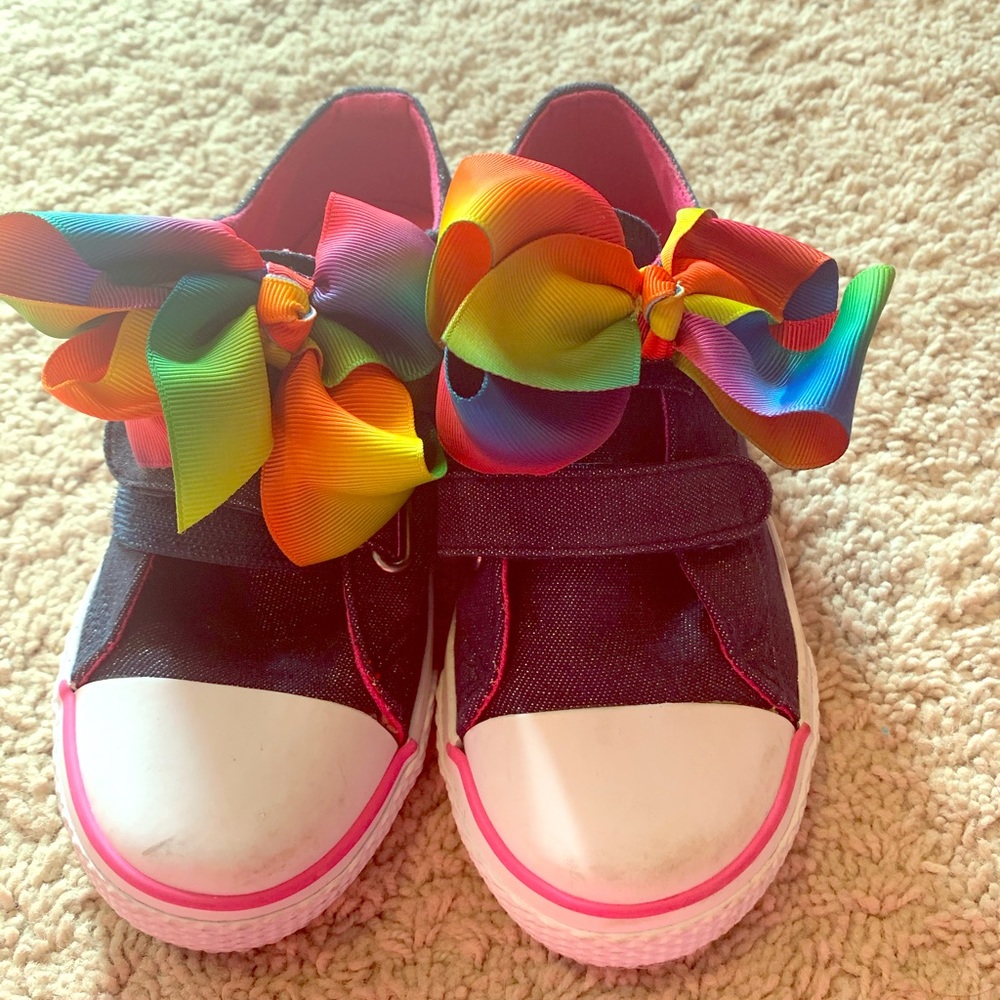 Jojo Siwa slip-on tennis shoes